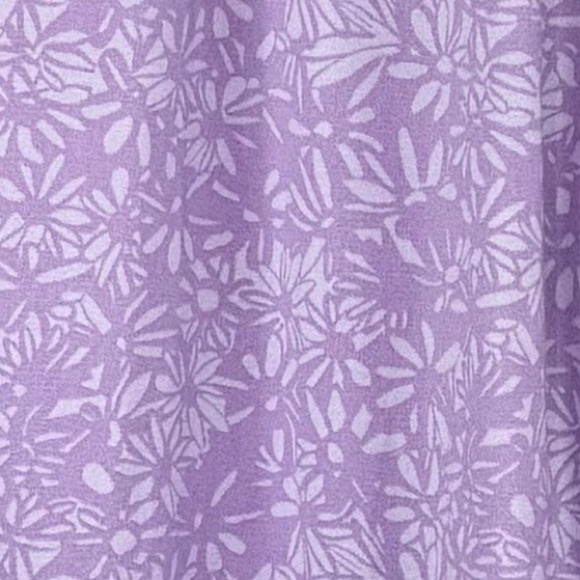 Eddie Bauer Sleepwear Lilac Floral Pajama Pants XL Soft Lavender Purple Wide Leg - Picture 3 of 9
